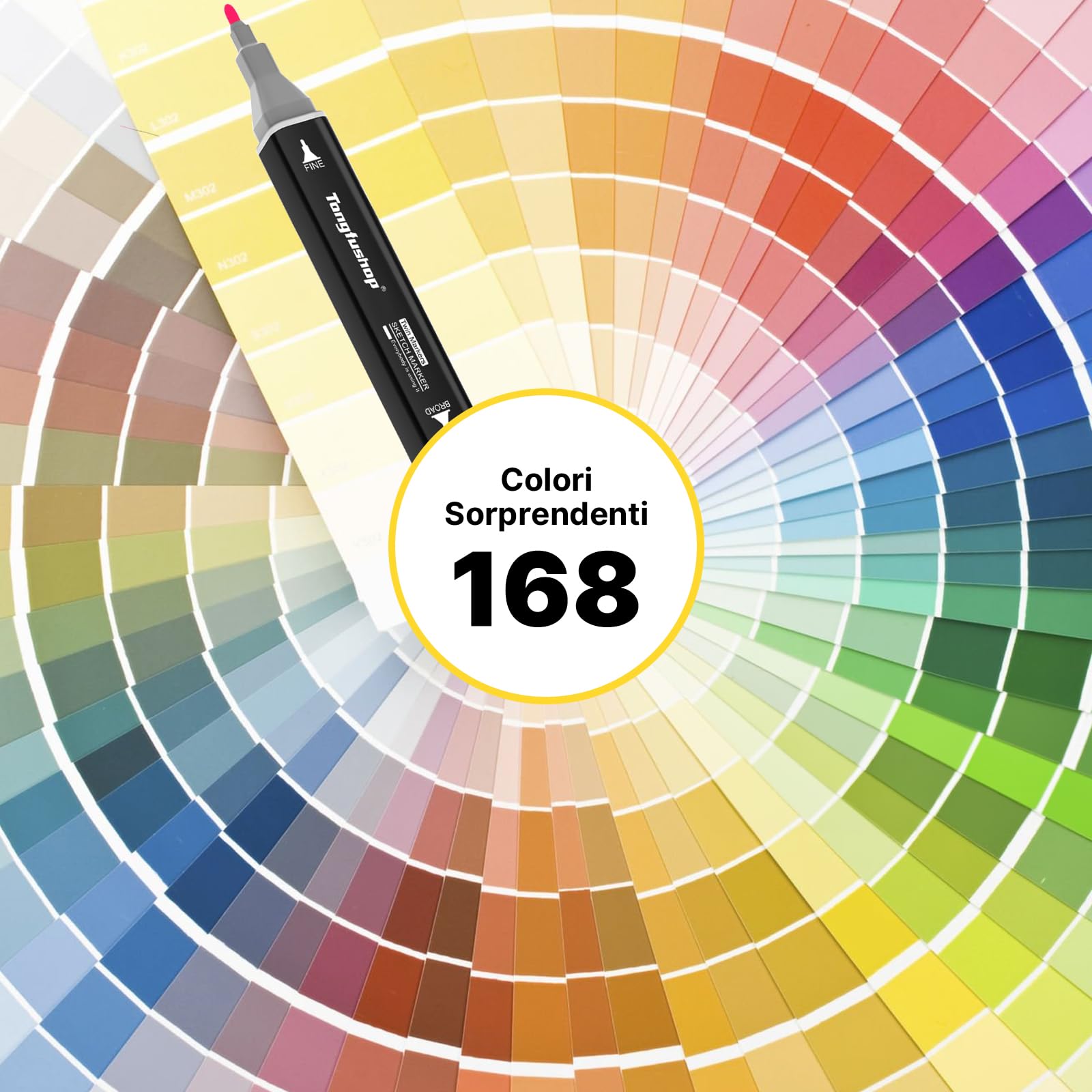 Set 80 Pennarelli A Doppia Punta - Professionali Per Disegno E Illustrazione - Foto 5