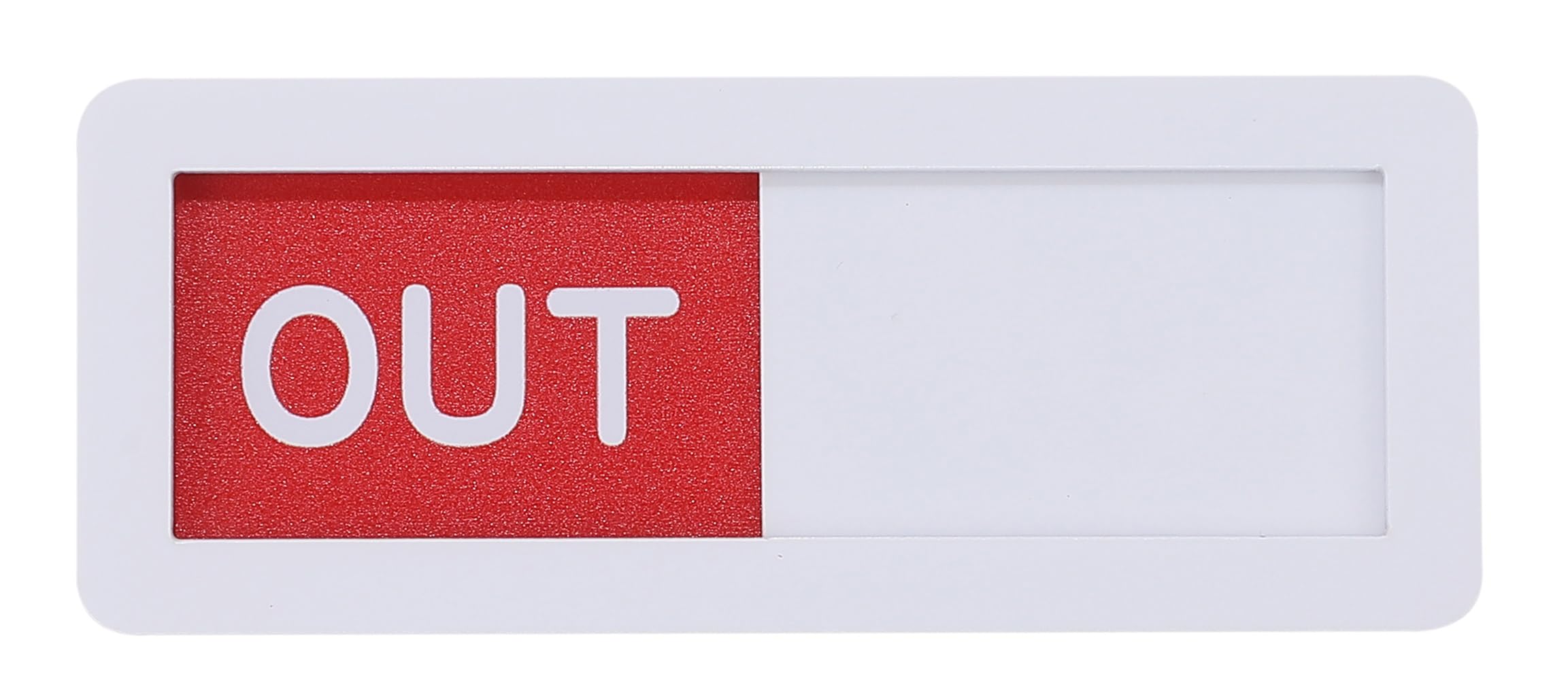 Amazon | IN OUT プレート ミニ サインプレート 2段階表示 壁付け (白