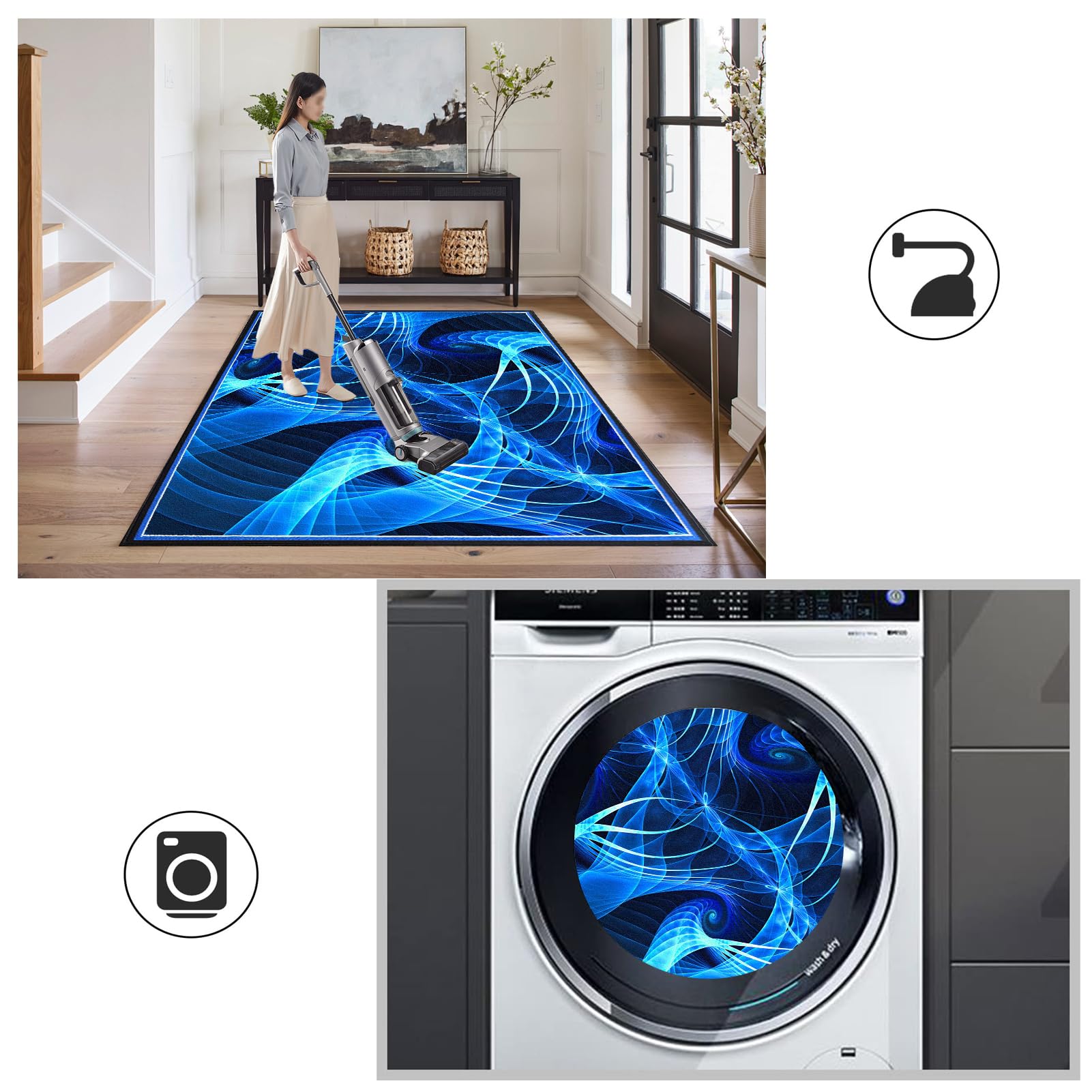 120 x 150 cm Protector Suelo Silla Ruedas Gaming, Alfombra Silla Escritorio Antideslizante Alfombra Oficina para Silla con Ruedas, Alfombra para Silla de Oficina para Suelos Duros