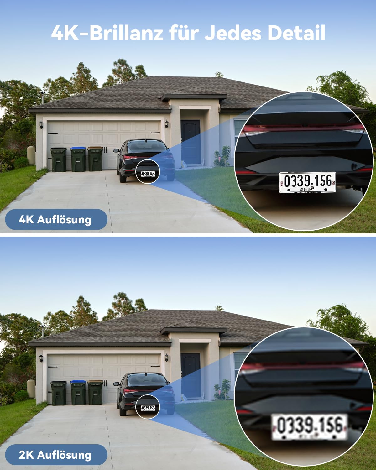 Imou 4K 8MP PoE Überwachungskamera Aussen, KI-Personen/Fahrzeugerkennung, Farb-Nachtsicht, 360° PTZ WLAN Überwachungskamera Außen, Smart Tracking, 2-Wege-Audio, Sirene, IP66 Privatmodus 512GB Lagerung