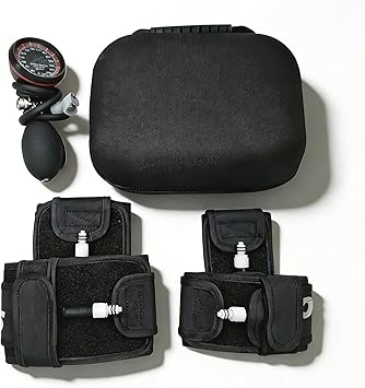 BFR Training System Blood Flow Restriction Bands Complete Arm Package for Legs Occlusion Training Compact Carrying Case Full Set