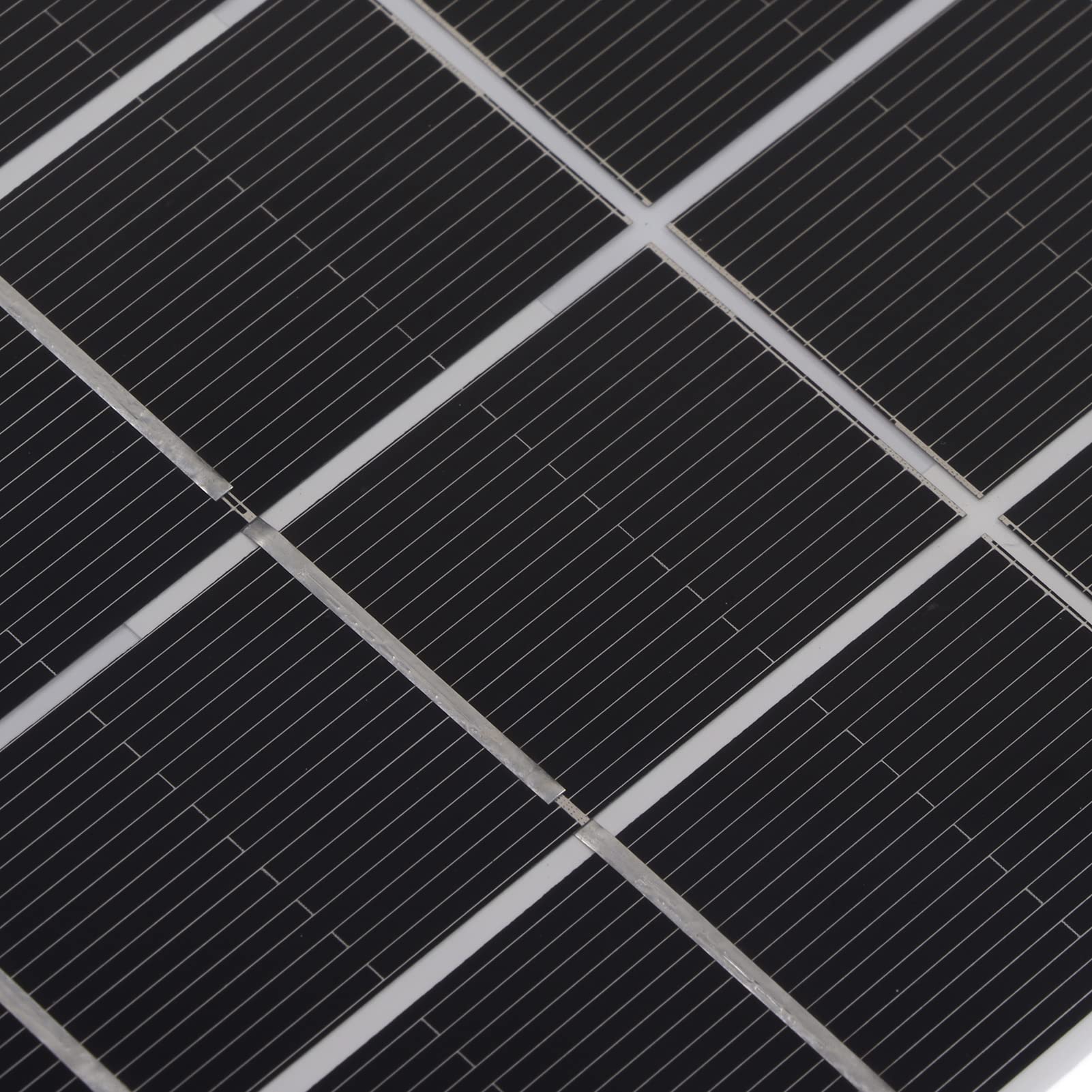 Panel Solar Monocristalino Flexible de 30 W con Controlador de 50 A para Suministro de Energía de Batería de 12 V, Ideal para Vehículos Recreativos y Acampadas