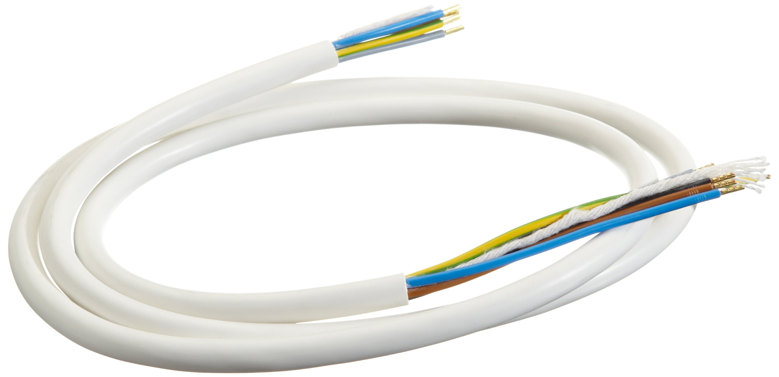 Bachmann 116.280 Cooker Connection Cable 5G1.5/1.5 m White