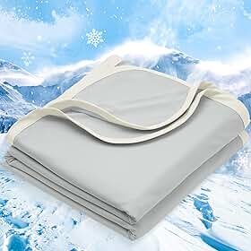 PHF Cobertor de resfriamento duplo para pessoas que dormem quentes, tamanho king, Arc-Chill Q-Max>0,5 com resfriamento duplo, cobertor de verão absorve o calor para se manter fresco a noite toda para