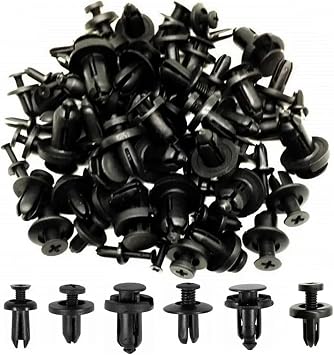 Compatible QX56 QX50 QX60 QX70 QX4 Car Plastic Snap Fastener Clip Screw Rivet Clamp Holder Button Buckle60Pcs Mix HH35-DVD
