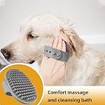 Dog Brush for Shedding,9 PCS in One Pet Slicker Hair Brush Kit with Pet Nail Clipper and File - Dog Cat Grooming Deshedding Undercoat Rake Brush Comb for All Small Large Dogs Cats Grey