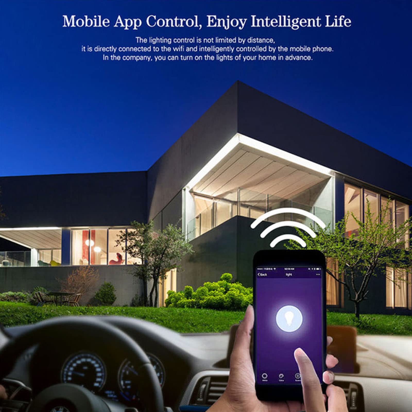 Bombillas Inteligentes WiFi,[6 Pack] RGB + CW Cambio De Color Control Remoto Regulable por Voz 2700-6000K GU10 Foco, con Alexa, Google Home Bombilla No Se Necesita Concentrador