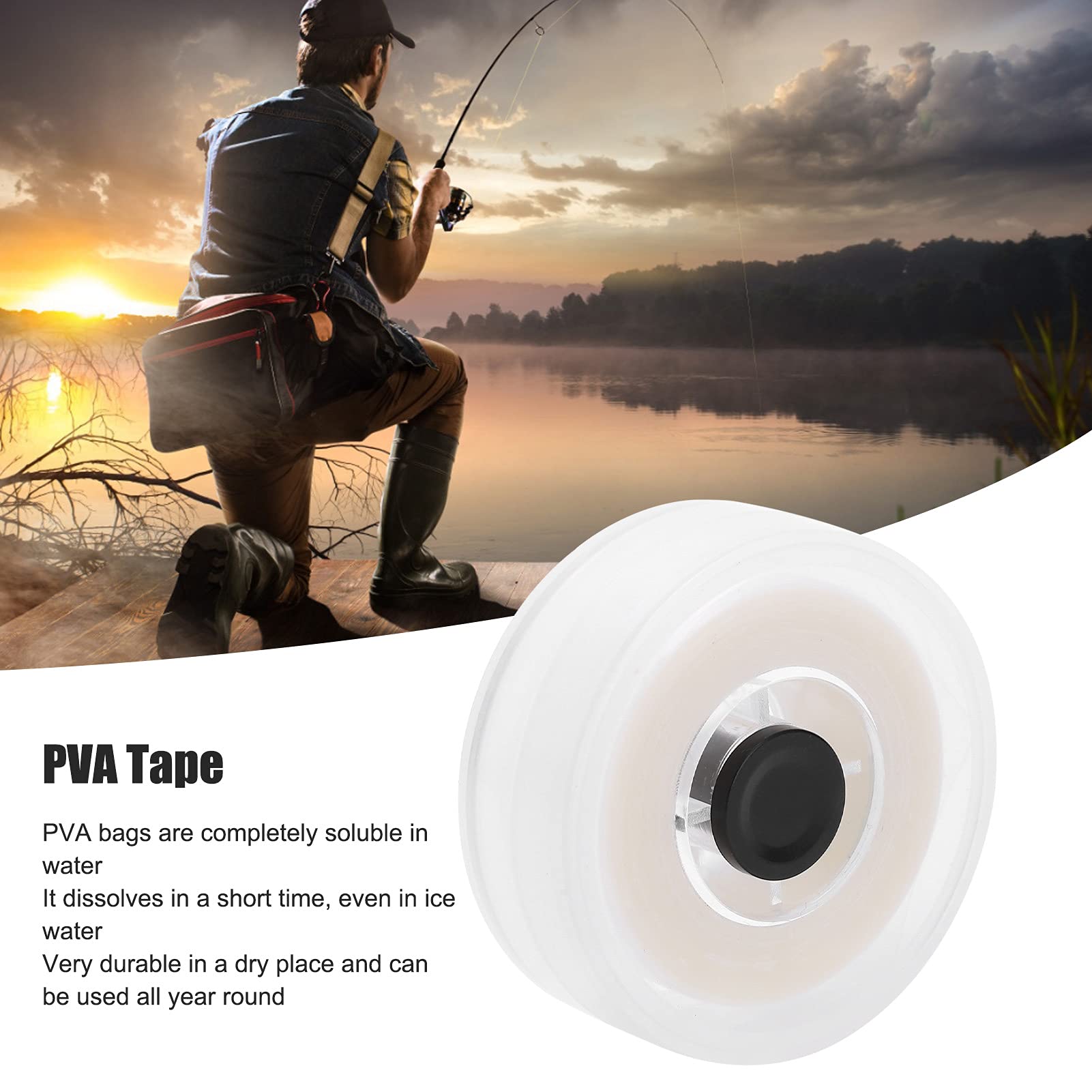 Outillage pêche,Filet soluble dans l'eau, diamètre 5M PVA , filet