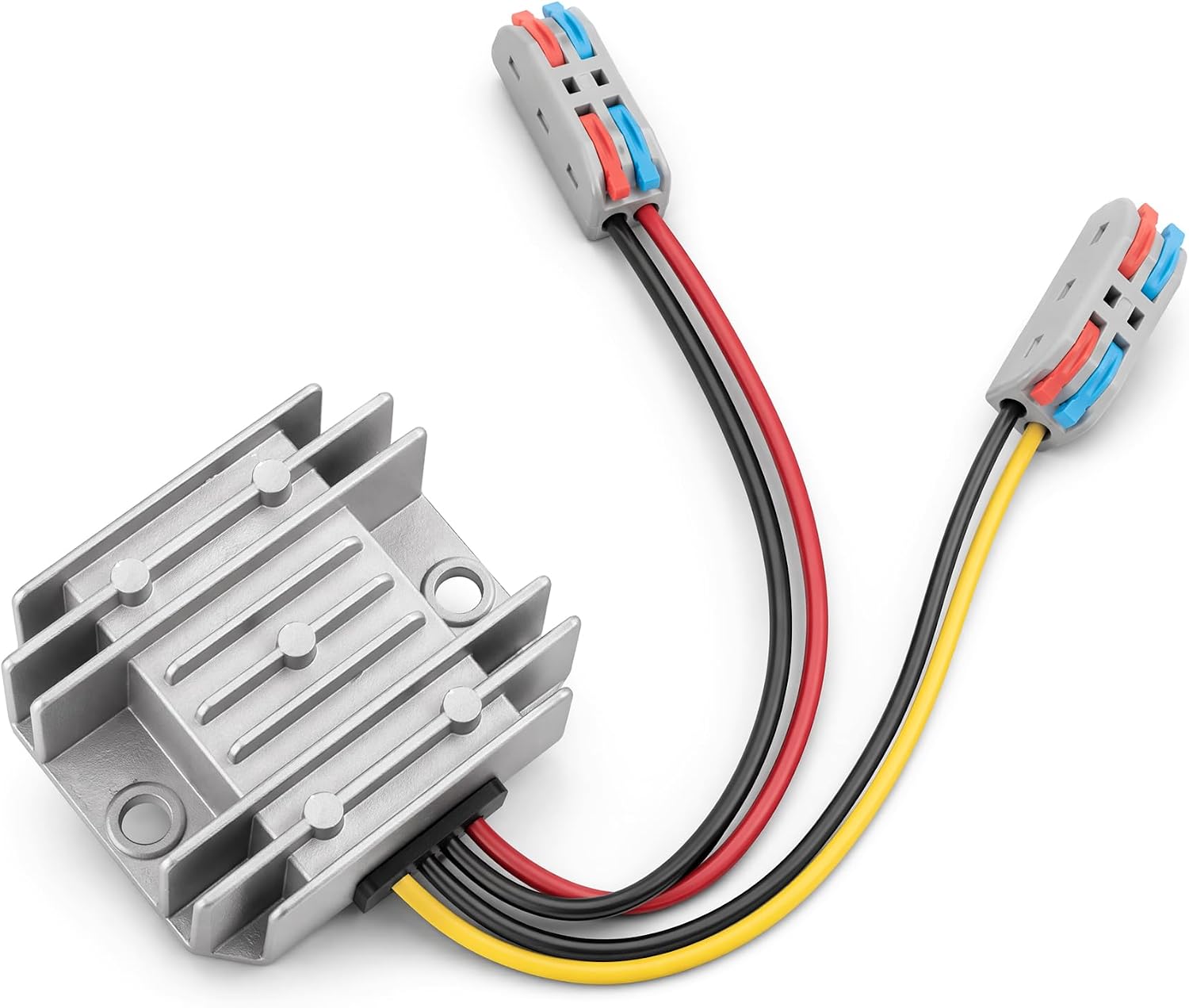 DC 12V24V to 6V 10A 60W DC Power Converter Transformer with Terminal Blocks | Aluminum Shell; Passive Cooling; Quiet Operation; High Efficiency; 100,000-hour lifespan; With Protection Funtion