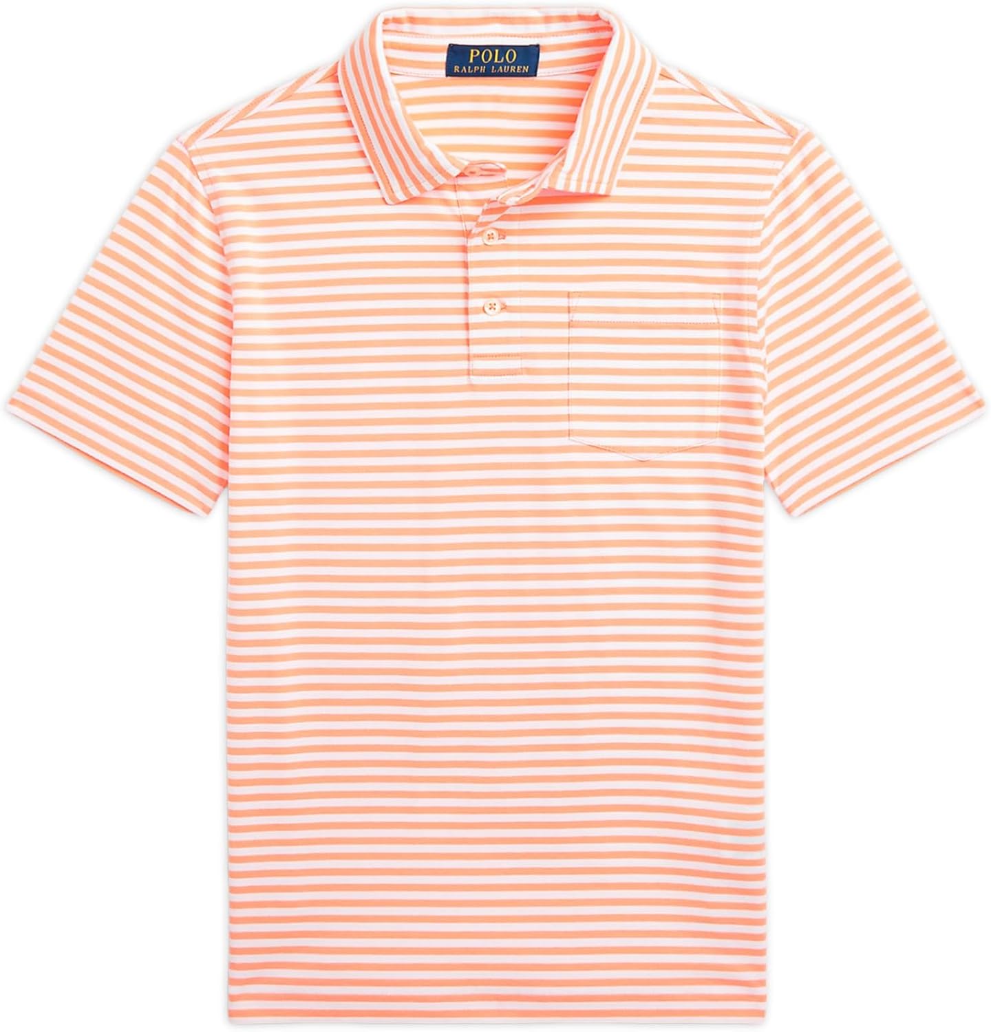 POLO RALPH LAUREN Big Boys Jersey Striped Polo (O(92002)/W, Large)