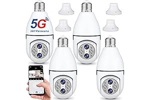 Panoramic Security Camera Light Bulb