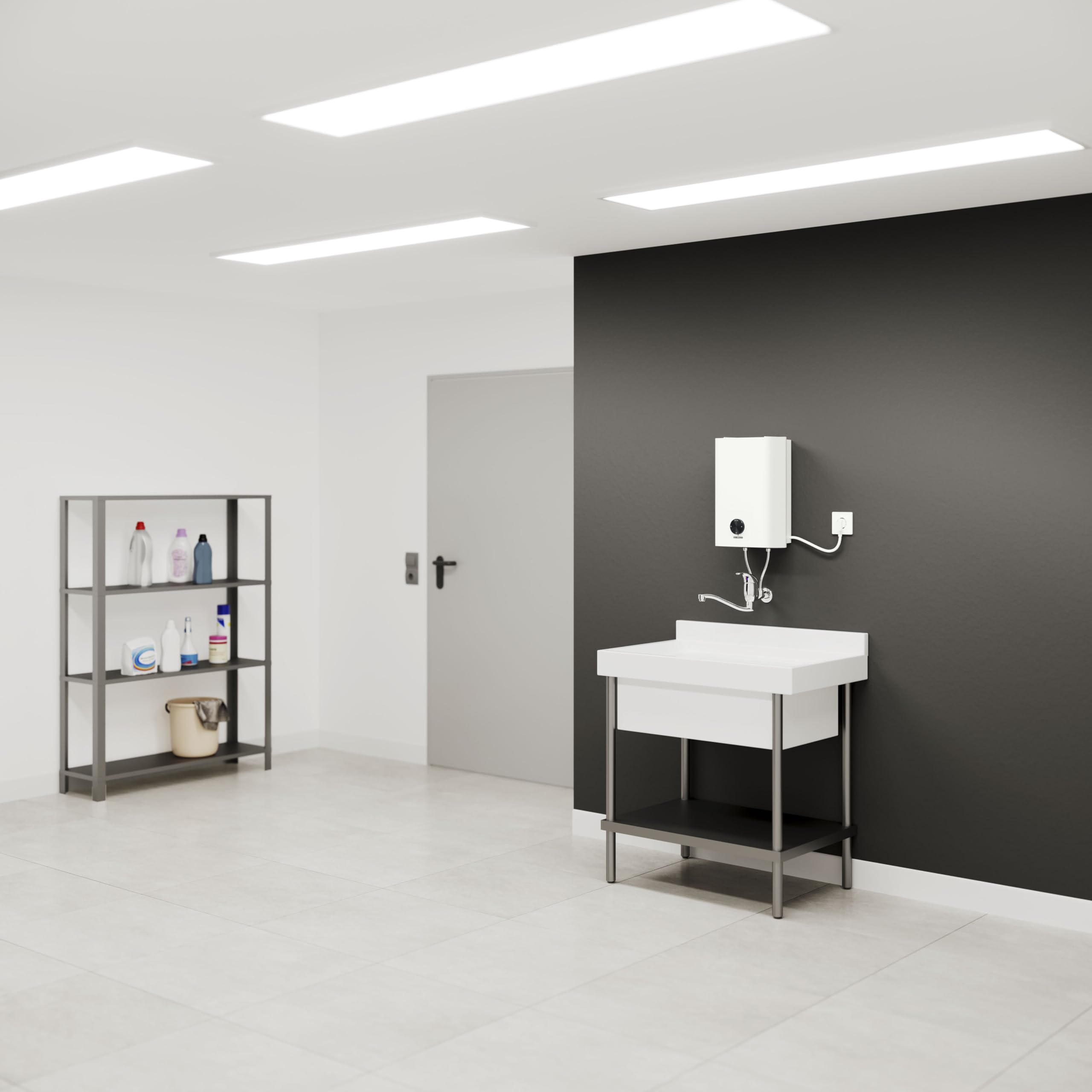 STIEBEL ELTRON OFP 5 Trend 204969 Chauffe-eau basse pression 5 l très compact avec prise 230 V 2 kW Fabriqué en Allemagne