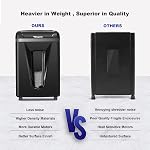 Wingwise P-5 High-Security Micro-Cut Shredder (2x12mm, 58dB) – 9 Sheets, 2.4m/min, Shreds CDs/Credit Cards, 5.8Gal Bin for Home/Office | P-5, 10 Mins Runtime, 5.8 gal, Shreds CDs & Credit Cards