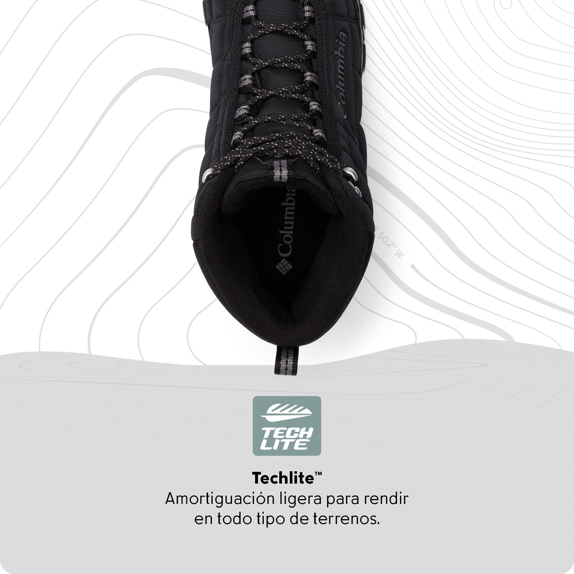 Columbia Botas de Nieve para Hombre, FIRECAMP