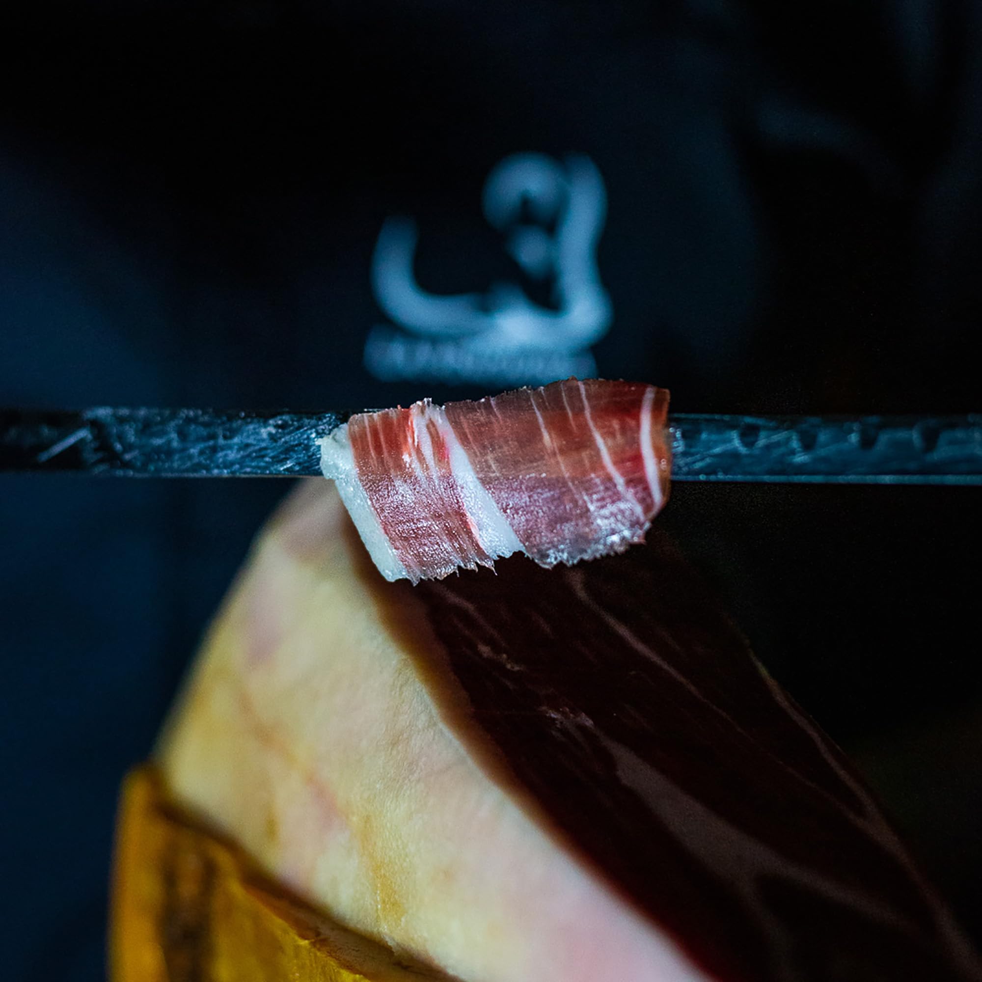 La Finojosa - Schinken aus Eichelmast 100% Iberico - 200g (100g x 2) - Pata Negra Schinken Messerschnitt - Mindestens 36 Monate Reifezeit - Intensives Aroma - Dehesa de Los Pedroches