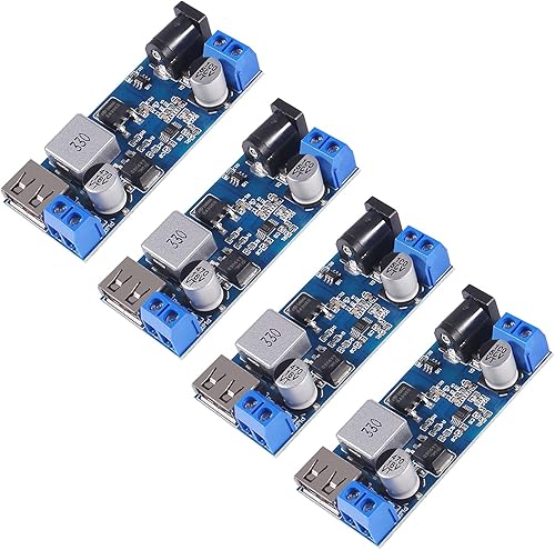 Convertidor Buck de 12 V a 5 V 5 A Regulador de voltaje USB DC 9V-36V Step Down a DC 5V-5.3V 5.2V 3.5-6A Volt Transformador Módulo de fuente de