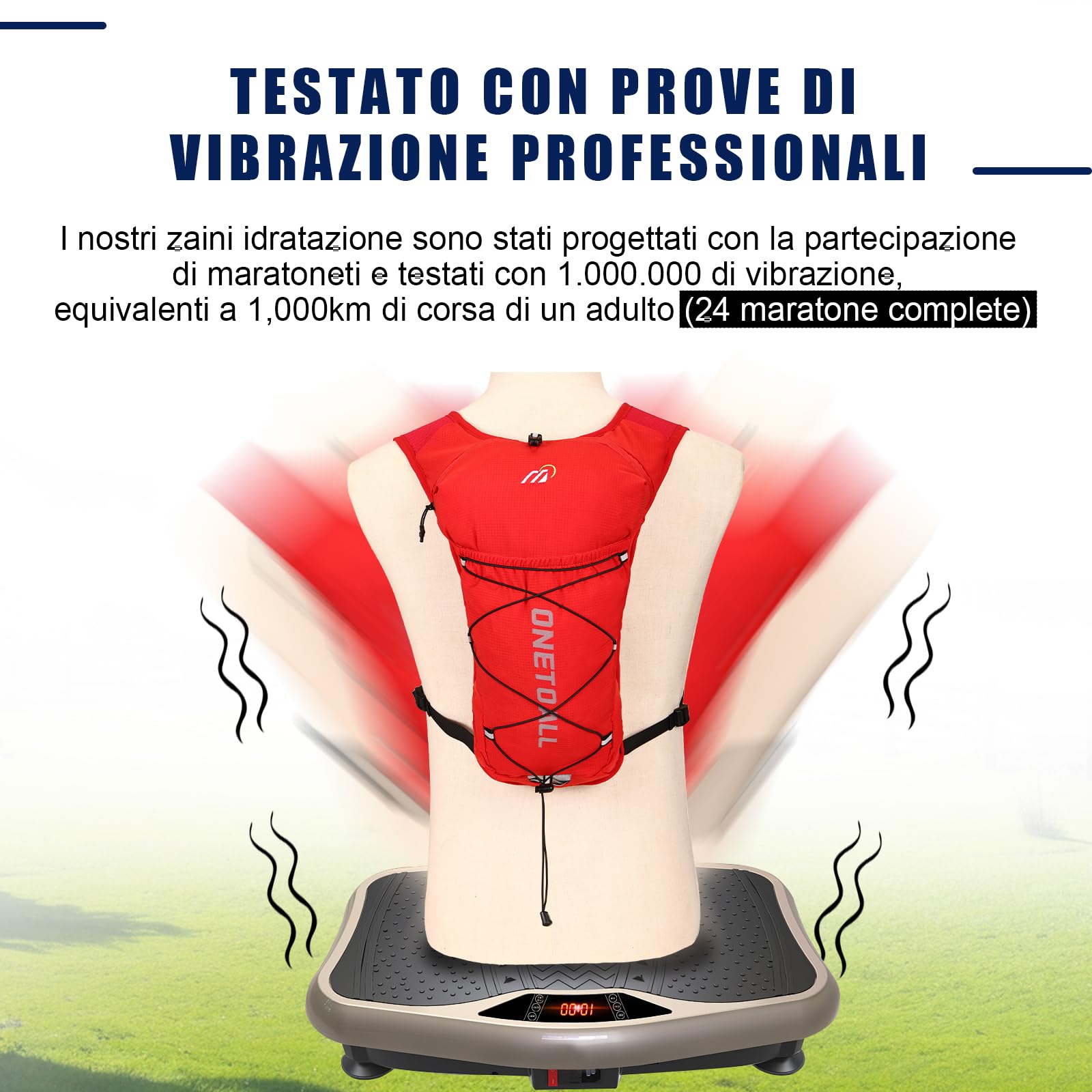 Zaino Trail Running, Gilet Running Uomo Donna, Running Vest con Sacca Idrica 2L, Gilet Corsa per Idratazione Ultraleggero Riflettente per Corsa MTB Bici Moto Trekking