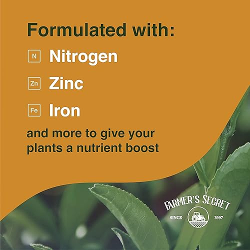 Miniatura 5 de Farmer's Secret - Revitalizador de suelo - Construye una base apta para plantas - Aumenta la retención de humedad del suelo, disponibilidad de