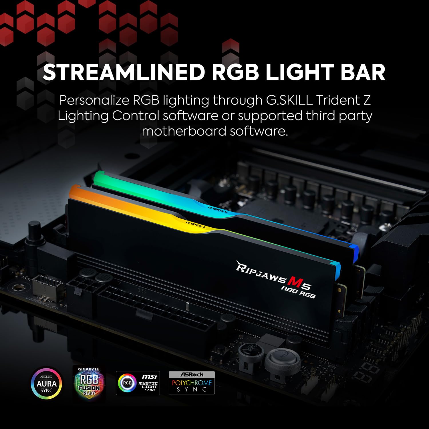 G.SKILL Ripjaws M5 Neo RGB Series DDR5 RAM (AMD EXPO) 32GB (2x16GB