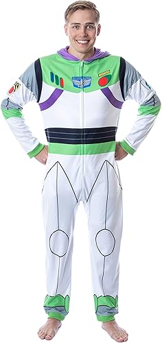 Miniatura 5 de Disney Toy Story Buzz Lightyear Space Ranger - Disfraz de pijama para hombre Blanco