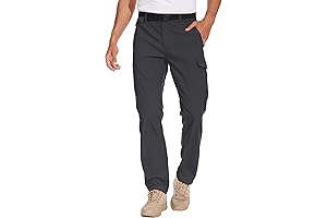 NATUVENIX Lightweight Hiking Pants for Men