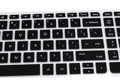 Miniatura 18 de YYubao Funda de teclado compatible con HP Pavilion 15-ab 15-ac 15-ae 15-af 15-an 15-ak 15-ay 15-as 15-ba 15-bc 15-bc 15-bk Series, HP OMEN 15-ax, HP
