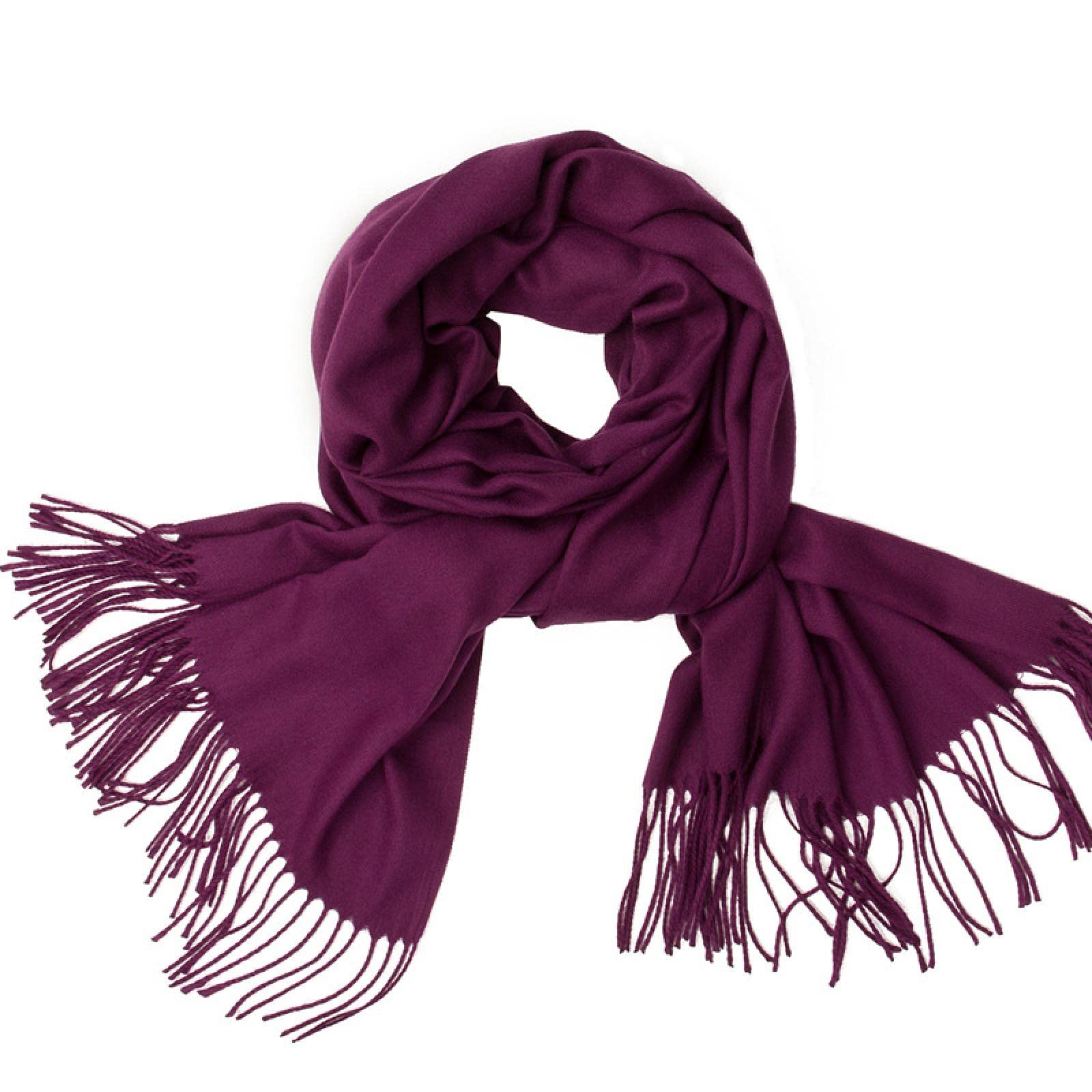 Sciarpa Scialle Donna Cappello Invernale Uomo Sciarpe Invernali Monocromatiche da Uomo E da Donna, Sciarpe Spazzolate in Cashmere Tinta Unita