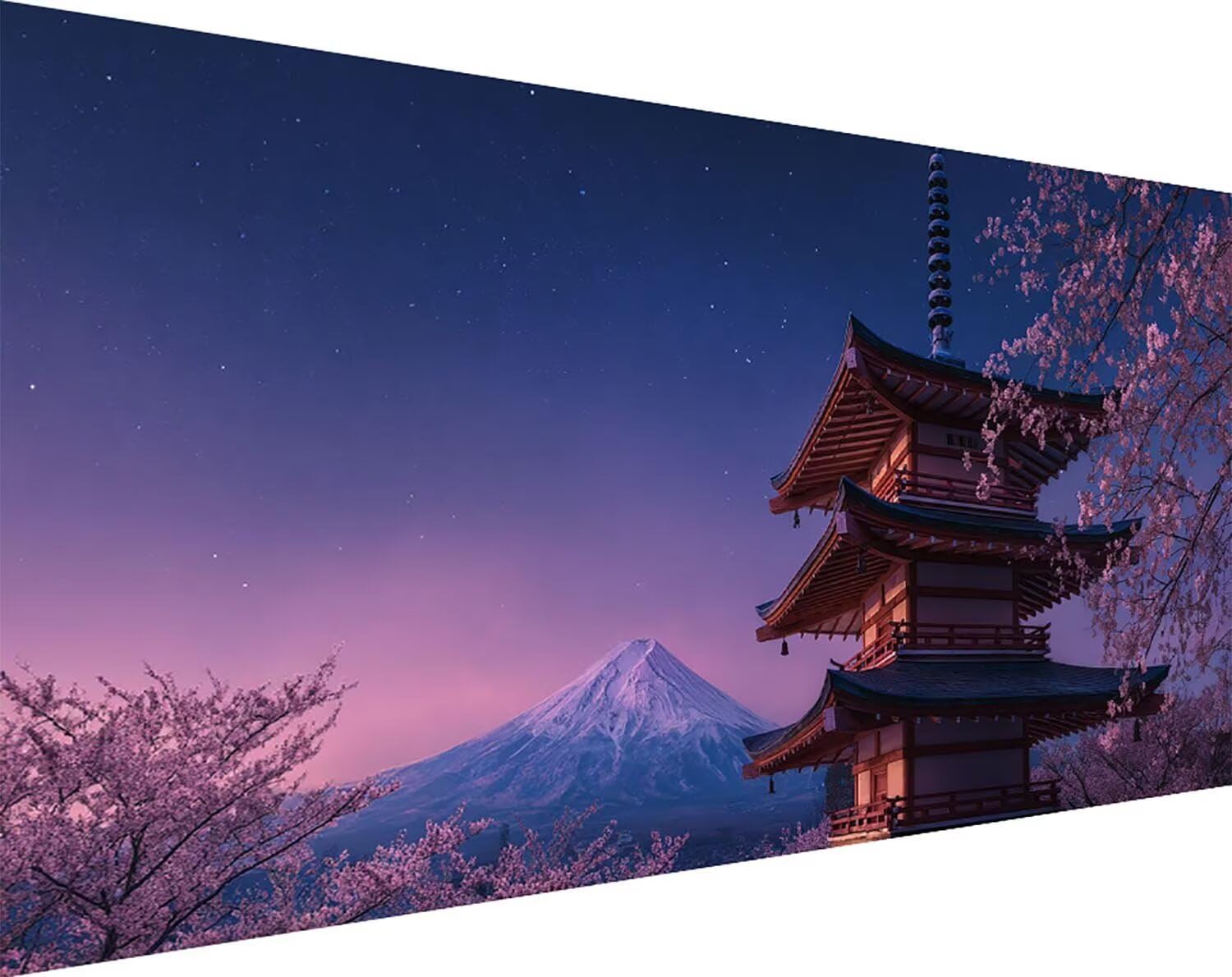 Krajobraz diamentowy obraz Mount Fuji diamentowe zestawy artystyczne dorośli początkujący DIY 5D kwadratowe wiertło okrągły klejnot kryształ sztuka kryształ haft obrazy rękodzieło zestawy obrazów