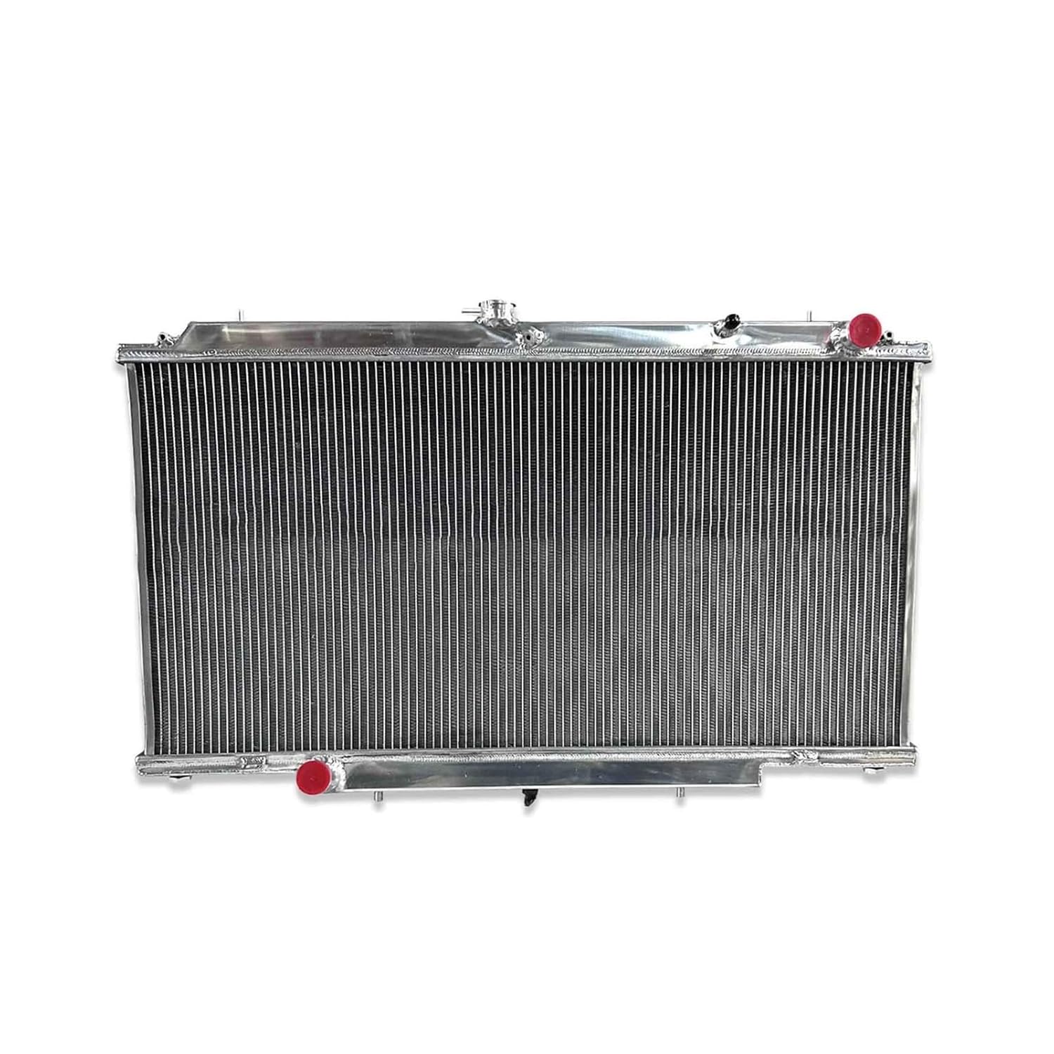 3 Row Aluminum Radiator Compatible with 1997-2009 Nissan Patrol/Safari Y61 2.8L/3.0L/4.2L RD28 ZD30 td42T 4 Cyl 6 Cyl(Aluminum Radiator)