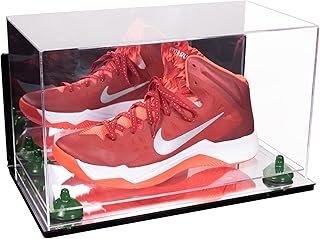 Better Display Cases Versatile Acrylic Display Case - Medium Rectangle Box with Mirror Case, Green Risers , Wall Mount and Mirror Base 15