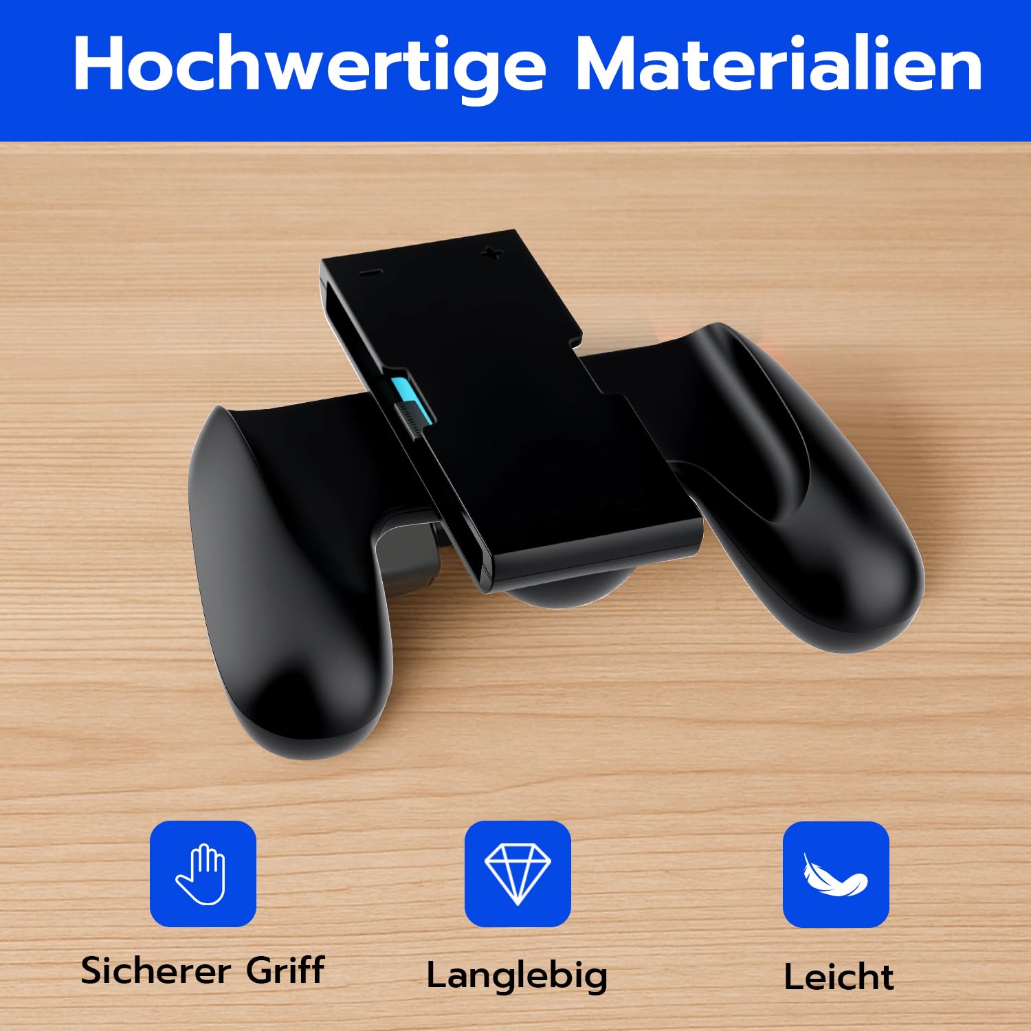 Tolesum Aufladehalterung für Switch 2,Ladegriff mit Ständer für Joy Con 2,Magnetischer Ladestation Controller Griff für NS Switch Joycon 2 Zubehör