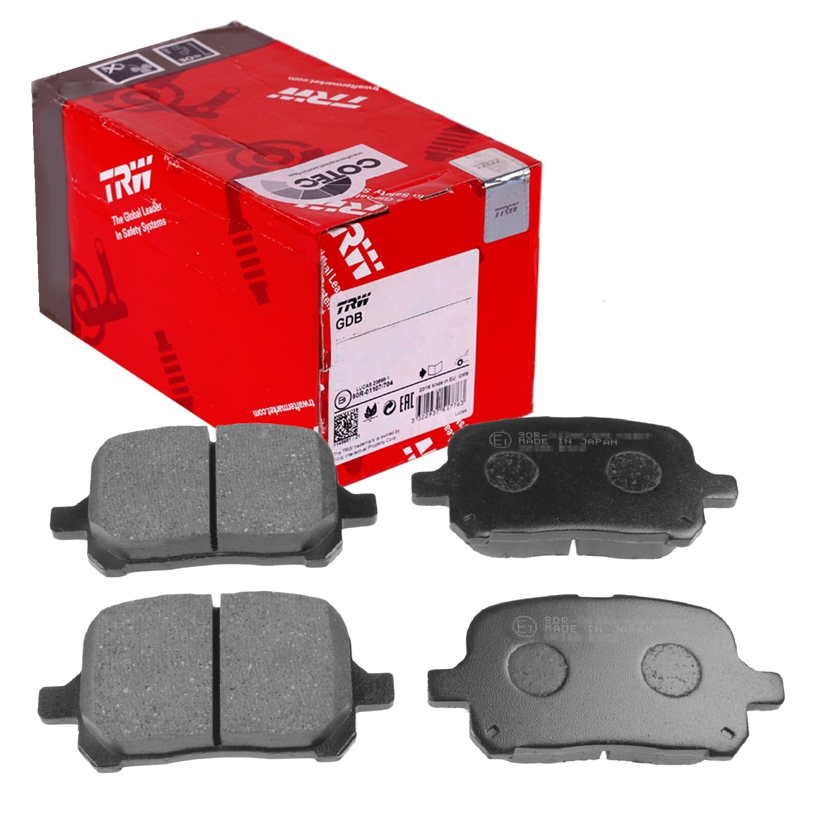 TRW GDB3152 Bremsbelagsatz für Scheibenbremse Bremsbelagsatz Bremsbeläge