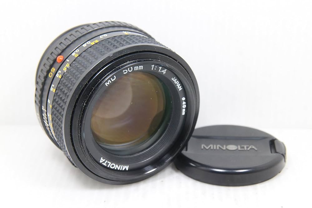 ★美品★ ミノルタ NEW MD 50mm f1.4 #18764 Amazon.co.jp: Minolta MF レンズ MD 50mm F1.4 : 家電＆カメラ