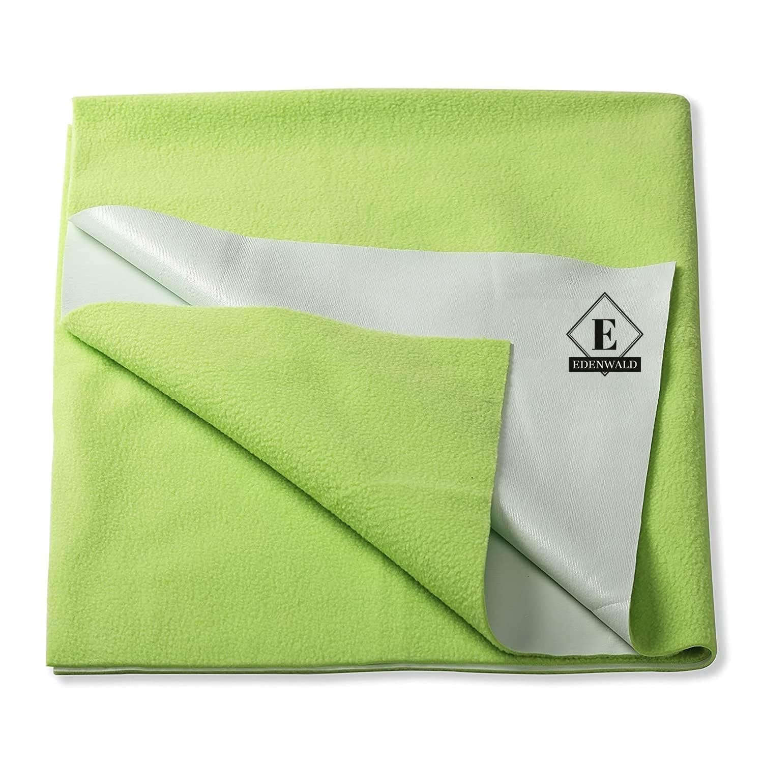 Crib Mattress Protector Dry Sheet, Waterproof Bed Protector Sheets, Reusable Rubber Sheets for Children, Adults &amp; Pet, Leak Proof Mats for Home, Outdoor &amp; Travel (28"x52") (Mint Green)