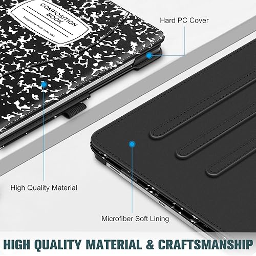 Miniatura 101 de Fintie Funda para Samsung Galaxy Tab S10 Lite/S10 FE/ S9 FE 5G 10.9 pulgadas/Tab S9 de 11 pulgadas con soporte para S Pen, cubierta protectora