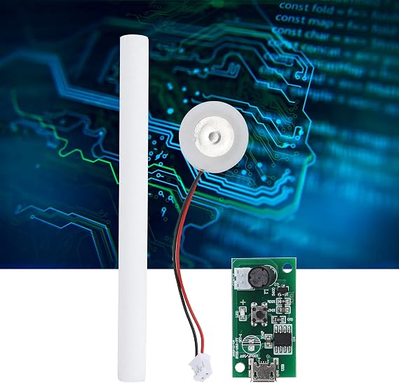 5V Mini USB Humidifier,DIY Kit Atomization Disc, USB Mist Maker Atomization Plate with Timing Switch Control, Circuit Board Driver Electronic Accessories for Home Office