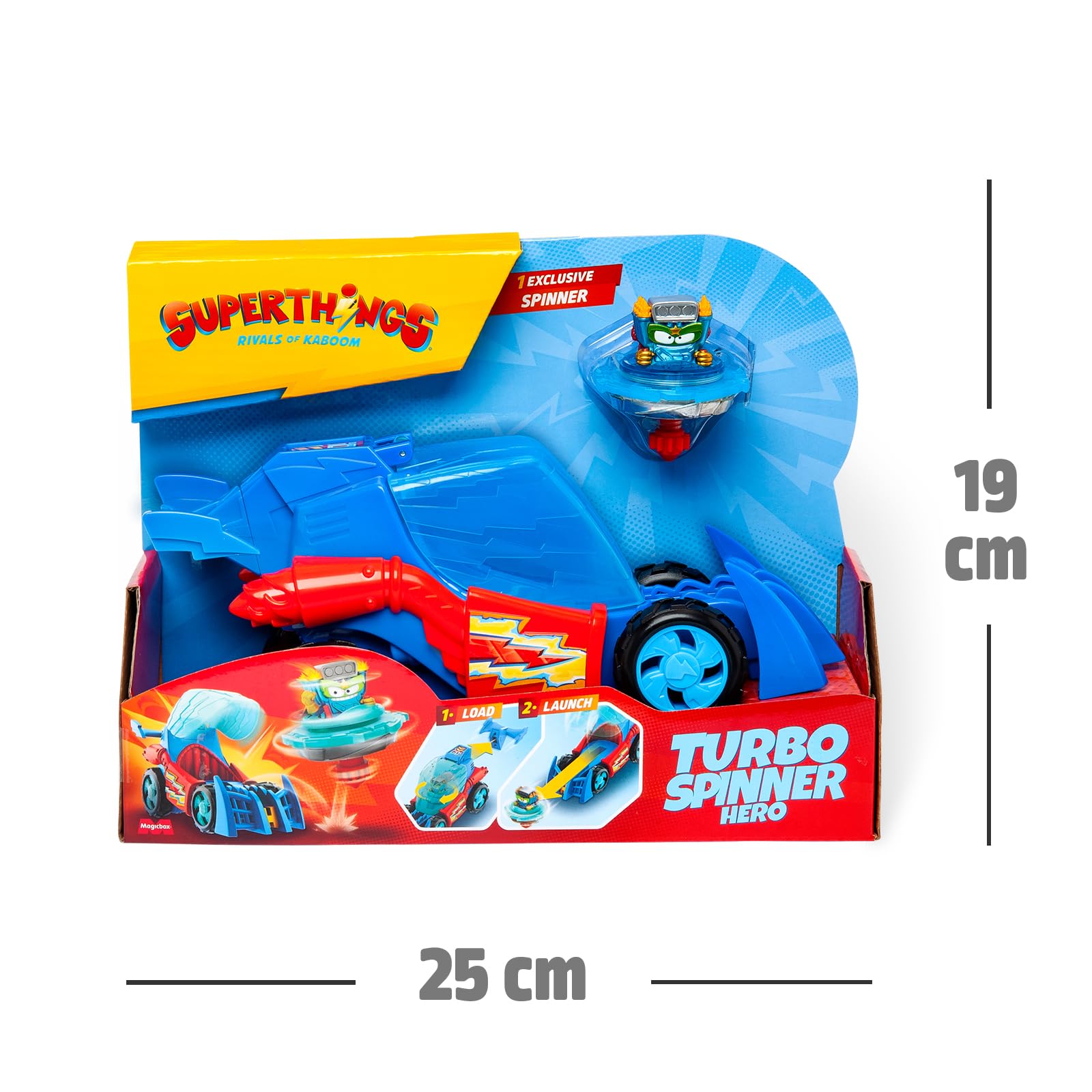 SUPERTHINGS KAZOOM Power – Turbo Spinner Héroe. Vehículo con Lanzador de peonza. Incluye 1 Turbo Spinner y 1 Kazoom Exclusivo. — view 8