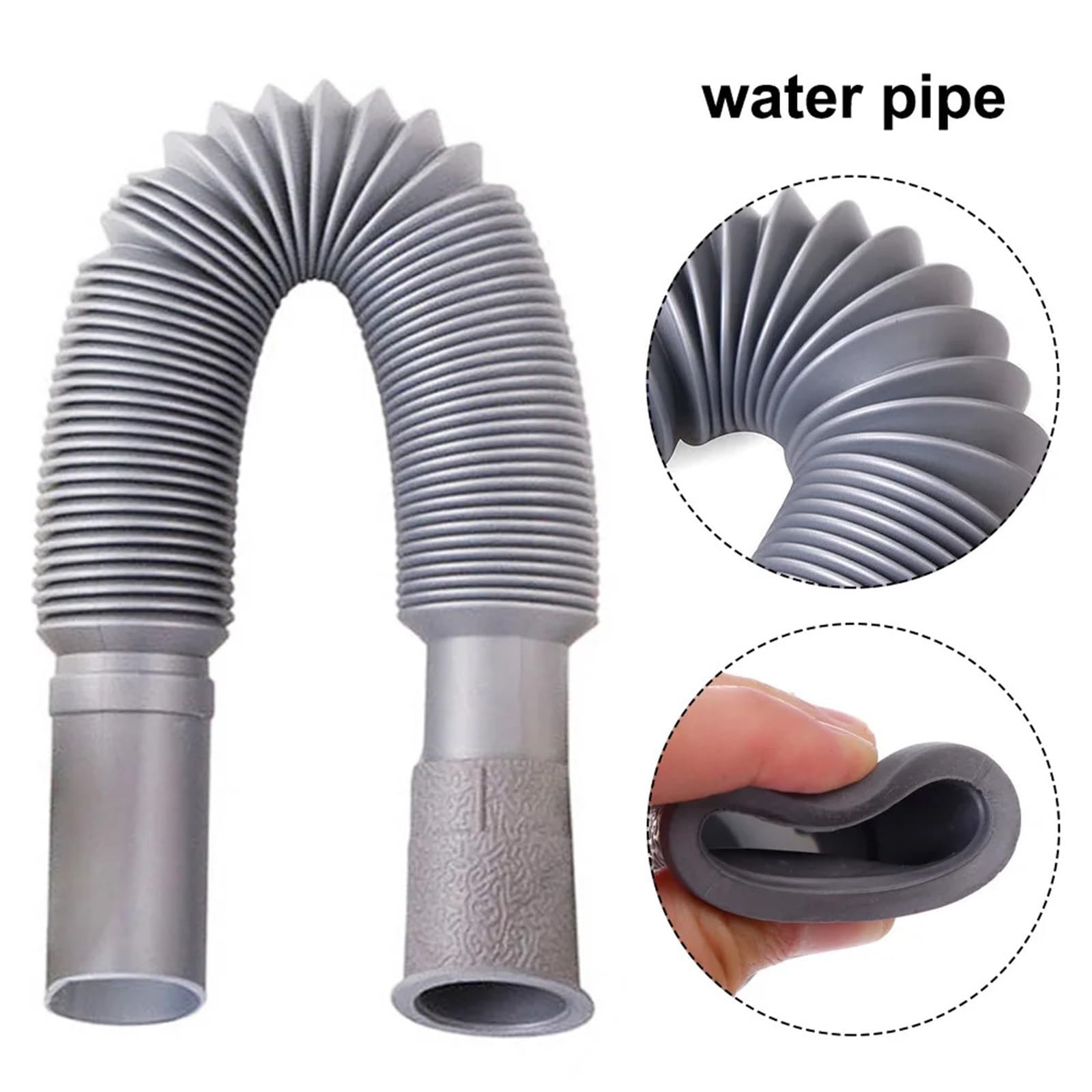 2 stücke Universal Kunststoff Flexible Küche Kanalisation Rohr Allgemeine Becken Wasser Sieb Waschbecken Verlängerung Ablauf Schlauch