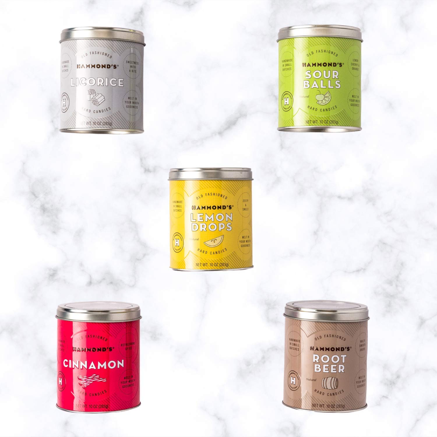 Buy Hammond’s Old Fashioned Sour Balls Pantry Candies 2 10 Ounce Tins