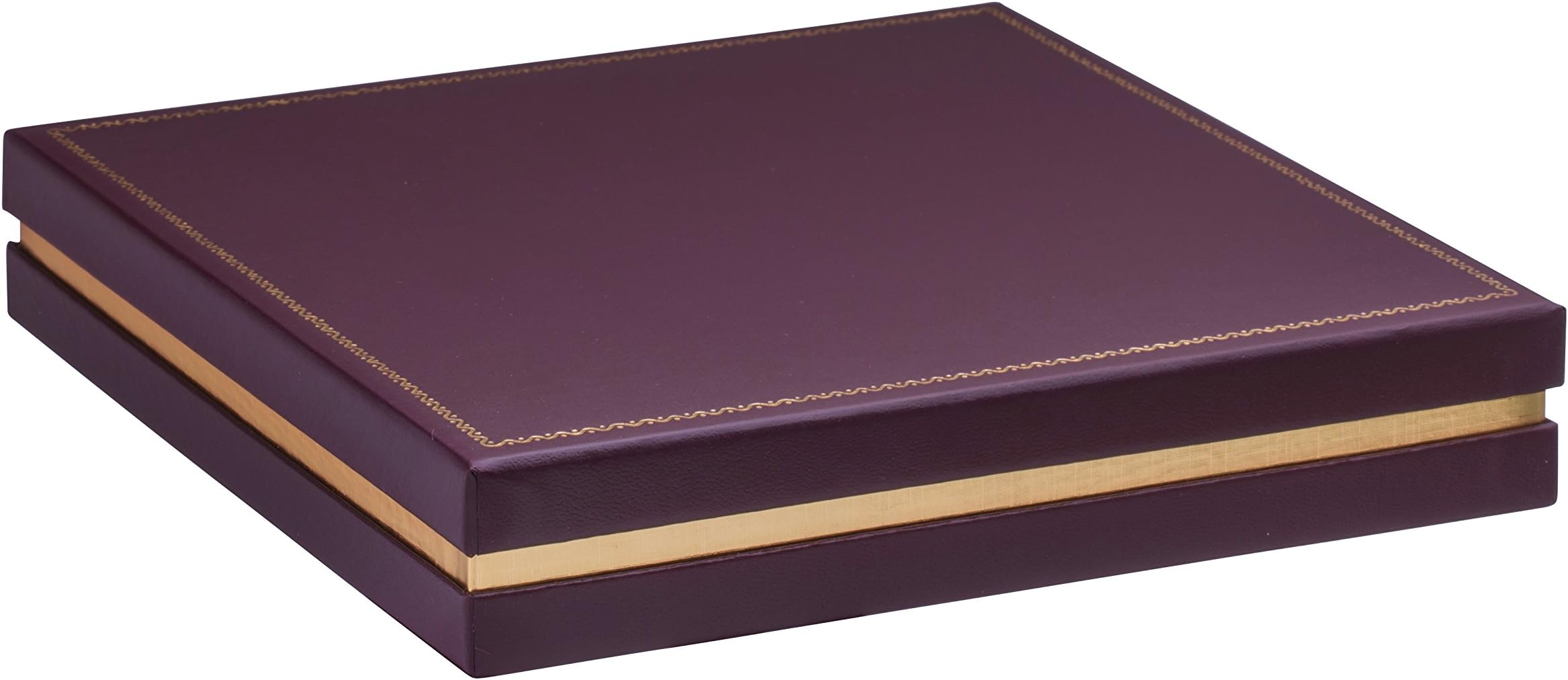 Allure Legacy Pearl Necklace Box, Burgundy