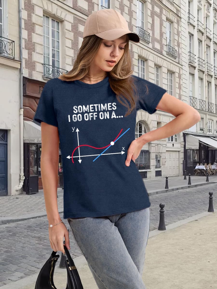 Womens Teacher Shirts Math Teacher T-Shirt Teaching Tee Top - Image 4