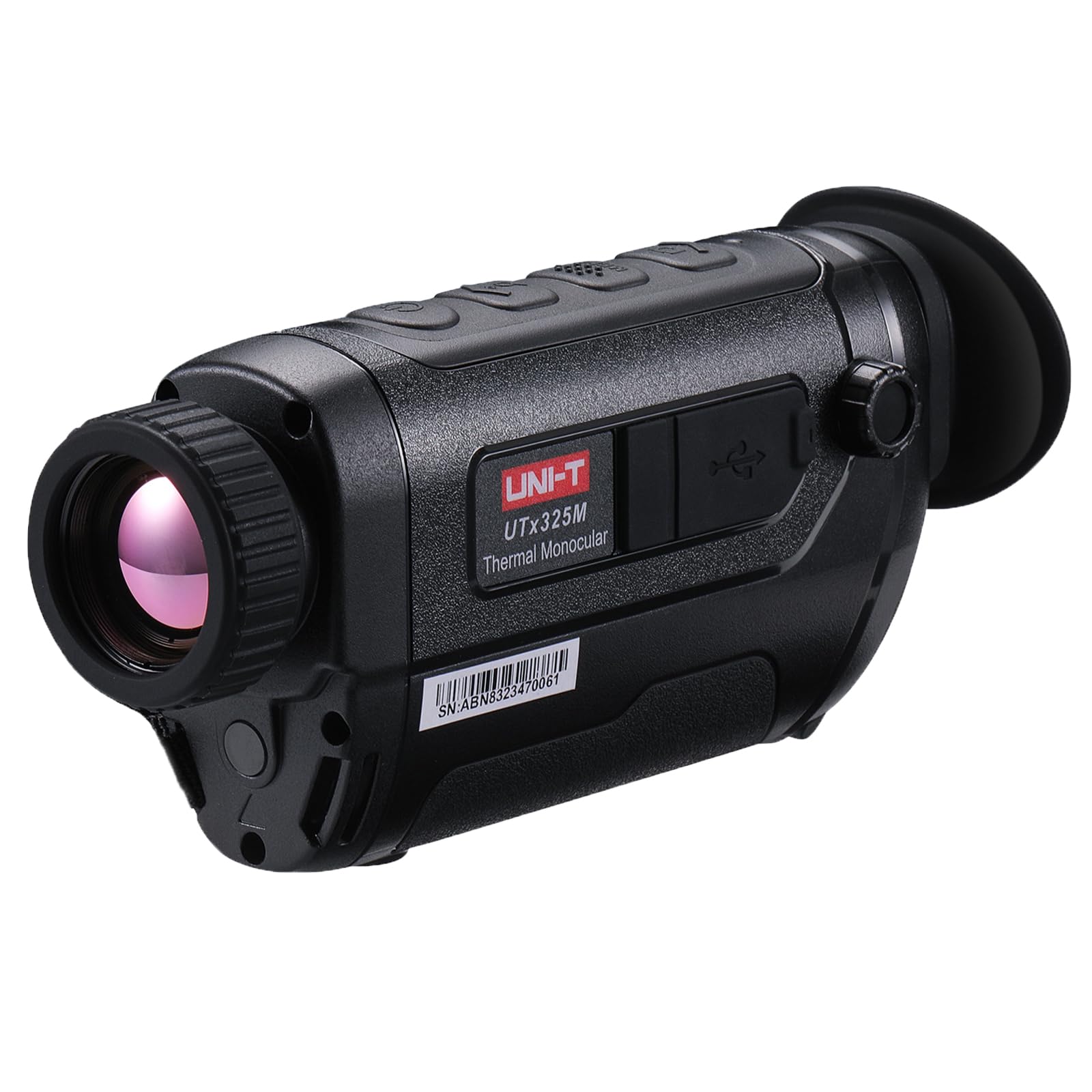 Thermal Scope 12μm 400x300 Thermal Monocular Hunting Night Vision Scope 25mm IP67 Handheld Thermal Night Vision 8X Zoom WiFi Thermal Imaging Monocular,16GB Video Record