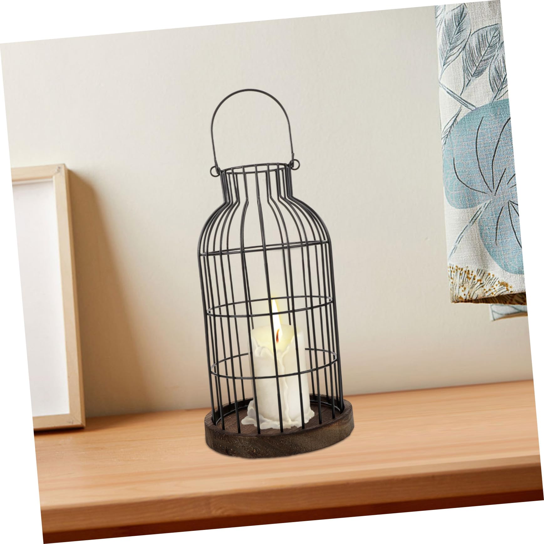 ABOOFAN Kerzenteller Aus Holz Für Tischdeko Retro-kerzenhalter Für Hochzeitsfeier Dekorativer Kerzenständer Für Candlelight-Dinner