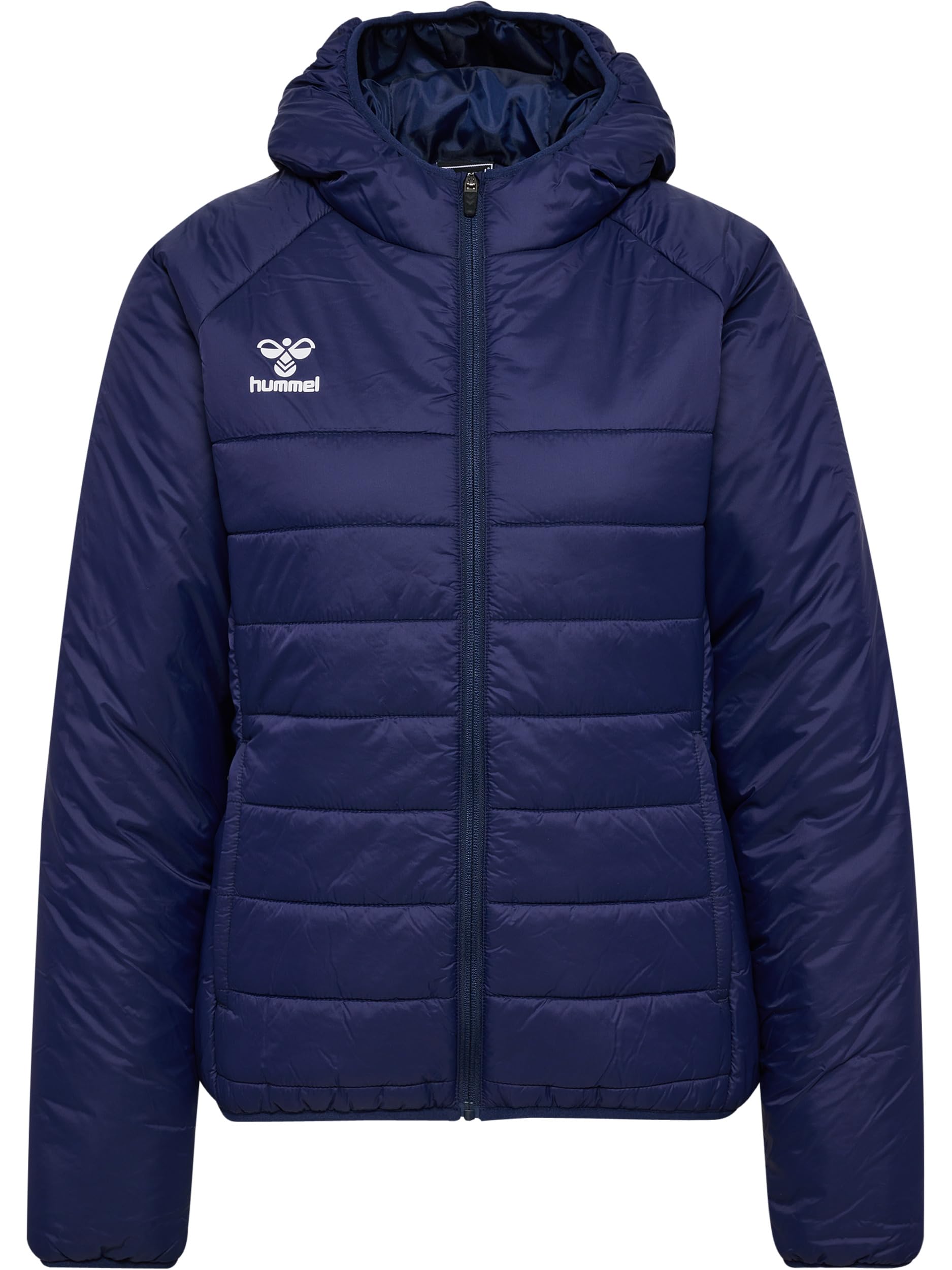 hummel Womens hmlGo Quilted Hood Jacket, Blue, Small