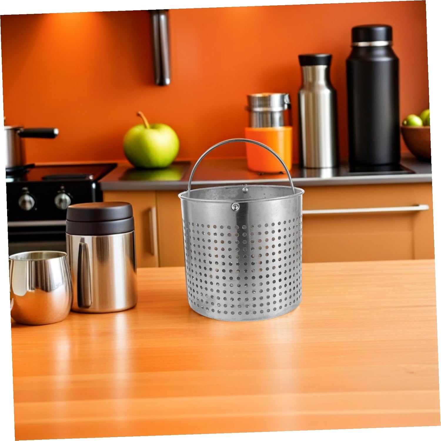 Spot Edition｜SS茶こし（手付）hyper｜西海陶器 | SAIKAI B-SHOP｜西海陶器｜波佐見焼の卸売サイト Generic ステンレス製埋め込み茶渣桶 カウンタートップ一体型 – 乾湿分離メッシュ茶こし 茶葉ろ過器 スペース節約設計