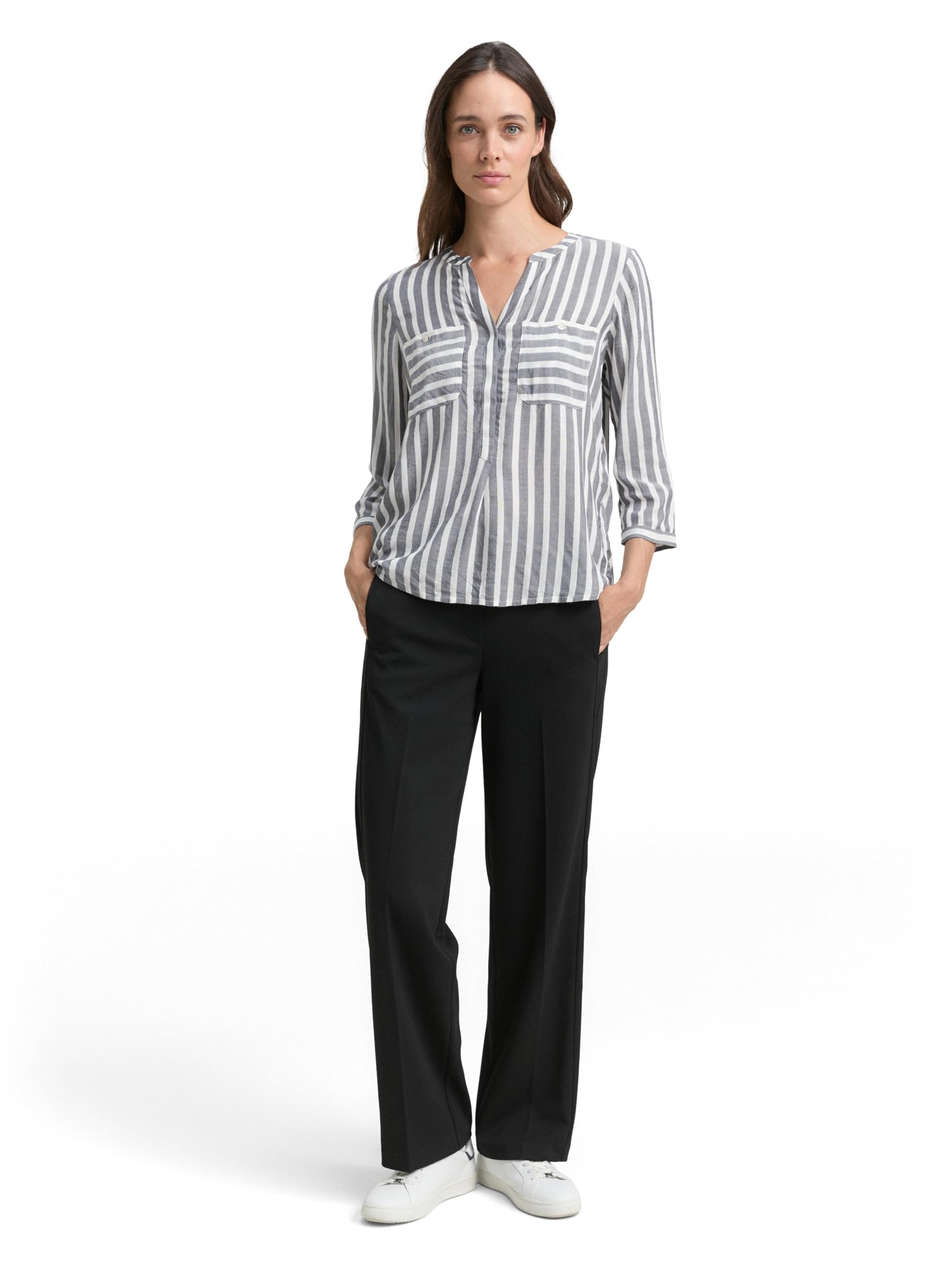 TOM TAILOR 1016190 bluzka w paski Kobiety