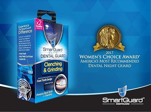 Miniatura 10 de Protector dental SMARTGUARD Elite (2 guardias 1 estuche de viaje) diente frontal personalizado anti dientes rechinado protector de noche