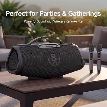 xdobo BMTL Wow MAX Party Speaker Portable Bluetooth Speaker Wireless with 300W Powerful Sound Deep Bass Waterproof Big Speakers for Outdoor/Home/Party/Beach/Celebration/Travel