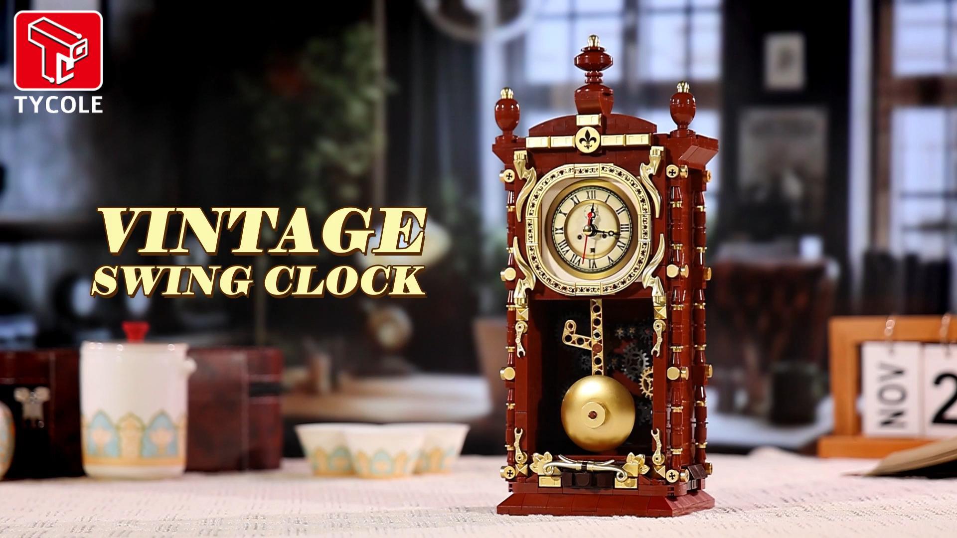 Amazon.com: TYCOLE Vintage Pendulum Clock Building Toy, Real