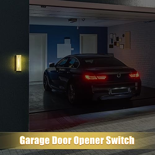 Miniatura 4 de Saillong Botón de timbre iluminado, timbre de puerta con cable, timbre de puerta LED, interruptor de timbre montado en la pared, botón de timbre de